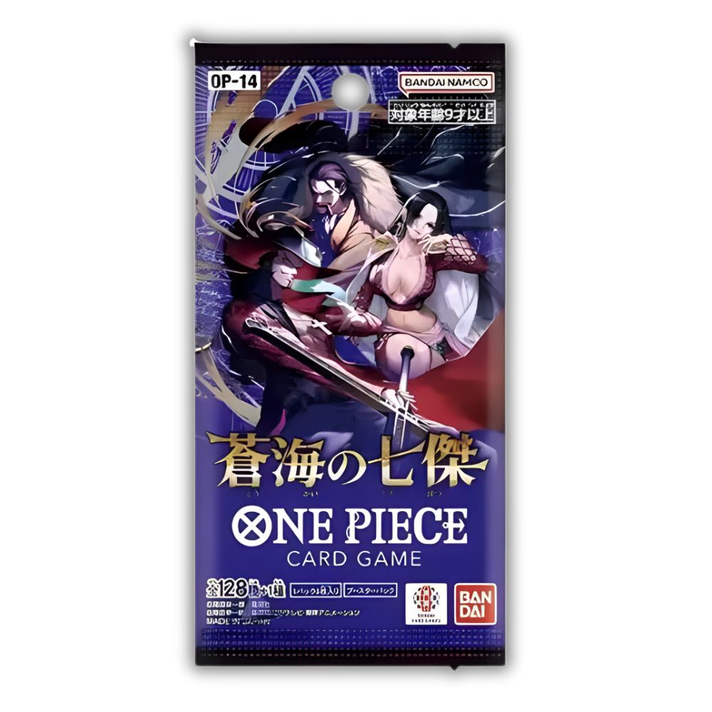 ブイツー　ワンドロップ One Piece [OP14] The Azure Sea's Seven Booster Pack - Japanese
