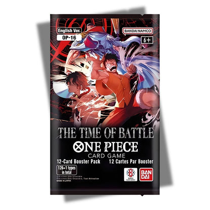 ONE PIECE TCG: OP-16 English Booster Pack Bundle (X8 PACKS) - The Time Of Battle -
