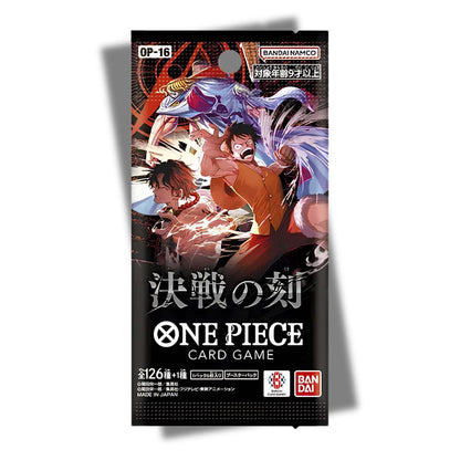 ONE PIECE TCG: OP-16 Japanese Booster Pack Bundle (X8 PACKS) - The Time Of Battle -