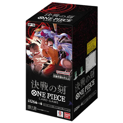 ONE PIECE TCG: OP-16 Japanese Booster Box - The Time Of Battle -