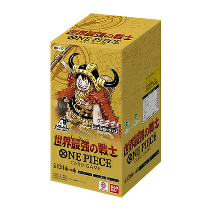 ONE PIECE TCG: OP-17 Japanese Booster Box - The World's Strongest Warriors -