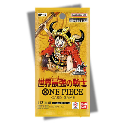 ONE PIECE TCG: OP-17 Japanese Booster Pack Bundle (X8 PACKS) - The World's Strongest Warriors -