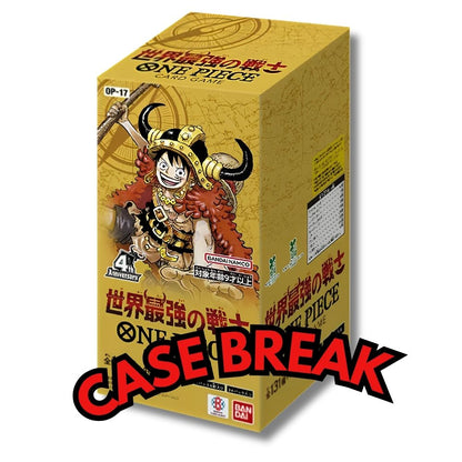 ONE PIECE: OP-17 Japanese Booster Box - The World's Strongest Warriors - [CASE FRESH - LIVE OPENING]