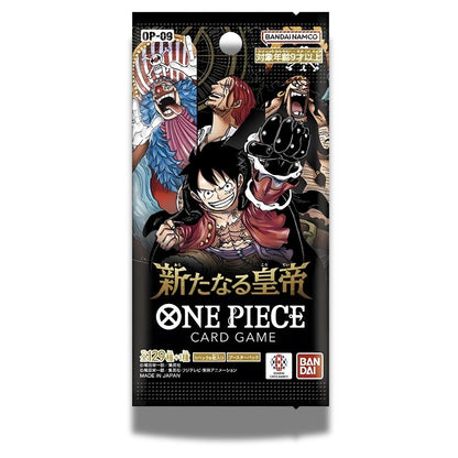 ONE PIECE TCG: OP-09 Japanese Booster Pack Bundle (X8 PACKS)  - The Four Emperors -