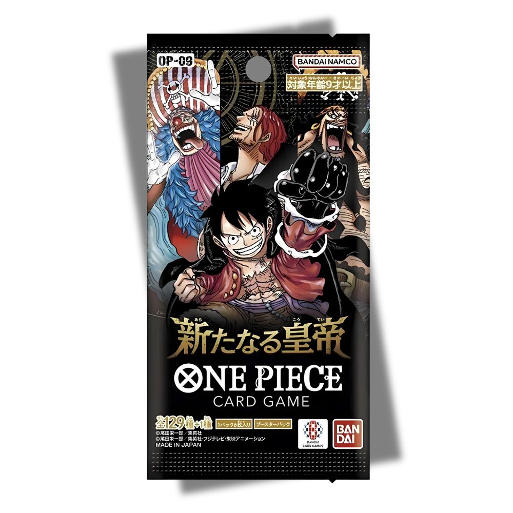 ONE PIECE TCG: OP-09 Japanese Booster Pack Bundle (X8 PACKS)  - The Four Emperors -