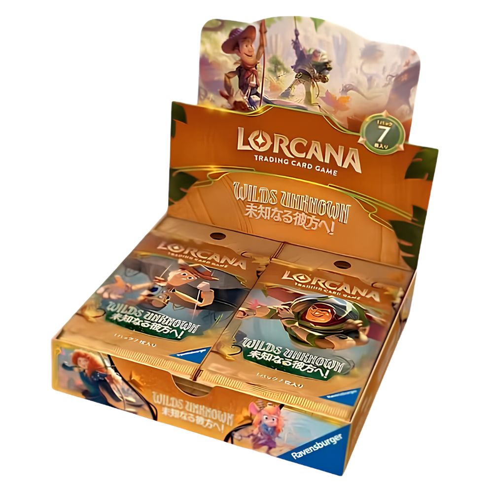 DISNEY LORCANA TCG: Wilds Unknown Japanese Booster Box - SET 12 -