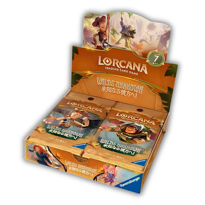 DISNEY LORCANA TCG: Wilds Unknown Japanese Booster Box - SET 12 -