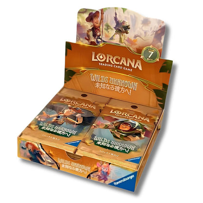 DISNEY LORCANA TCG: Wilds Unknown Japanese Booster Box - SET 12 -