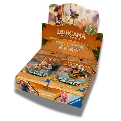 DISNEY LORCANA TCG: Wilds Unknown Japanese Booster Box - SET 12 -