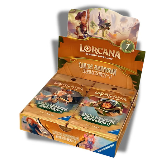 DISNEY LORCANA TCG: Wilds Unknown Japanese Booster Box - SET 12 -