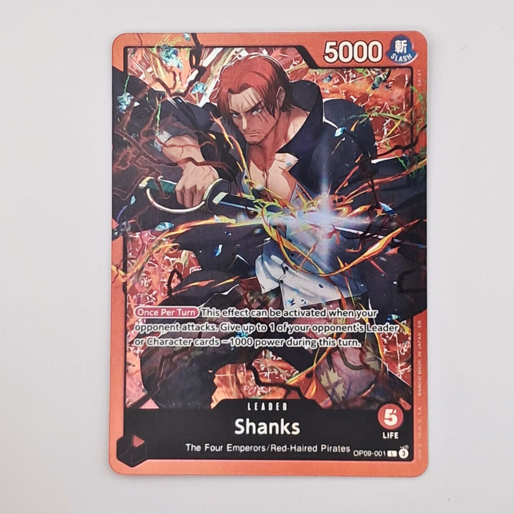 (Pre-owned) English Shanks Leader OP09-001 - Starter Deck 23 - Near Mint