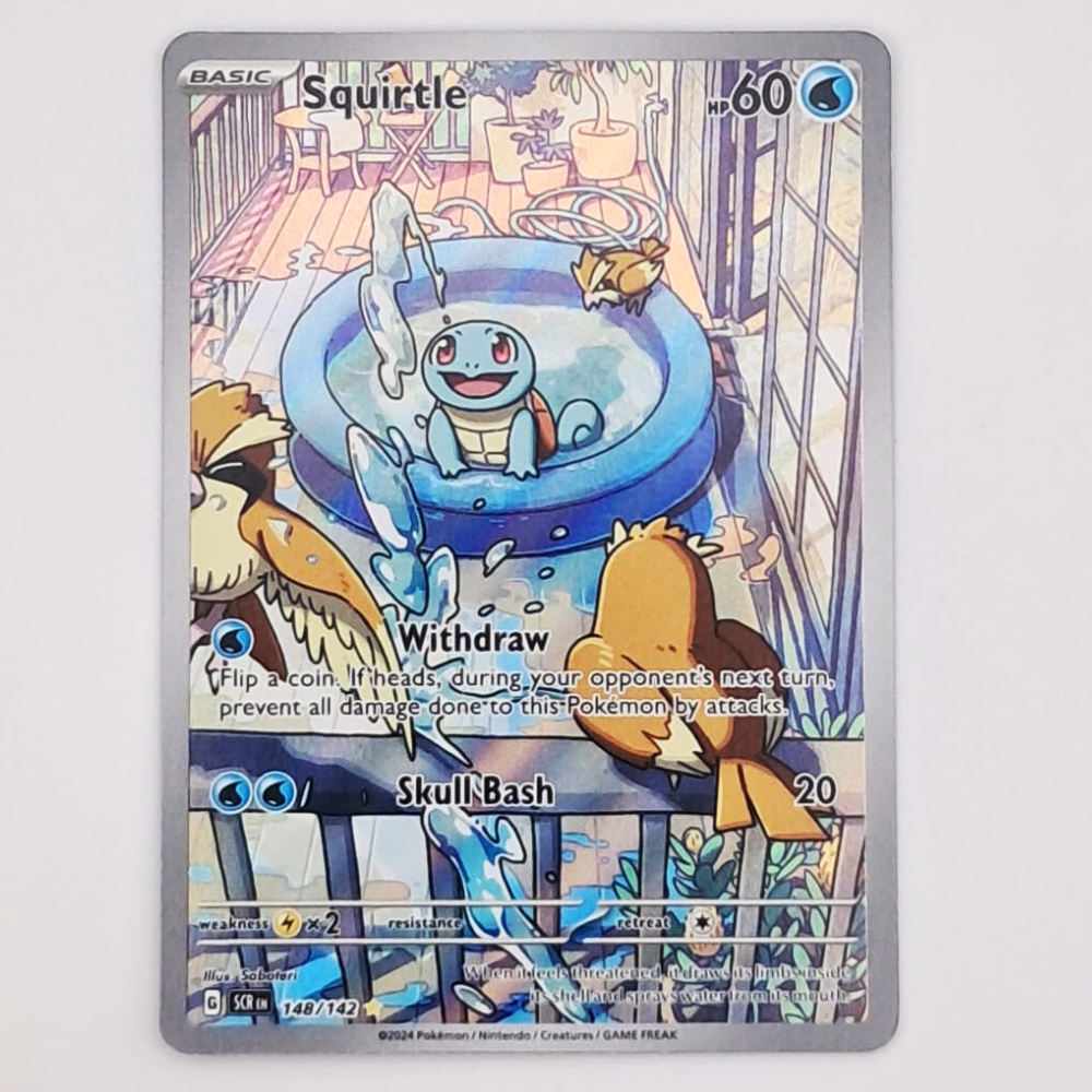 (Pre-owned) English Squirtle IR 148/142 - Stellar Crown - Near Mint