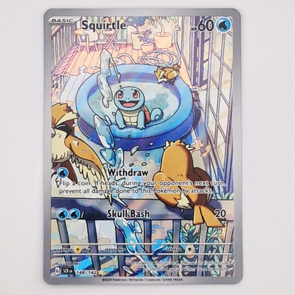 (Pre-owned) English Squirtle IR 148/142 - Stellar Crown - Near Mint