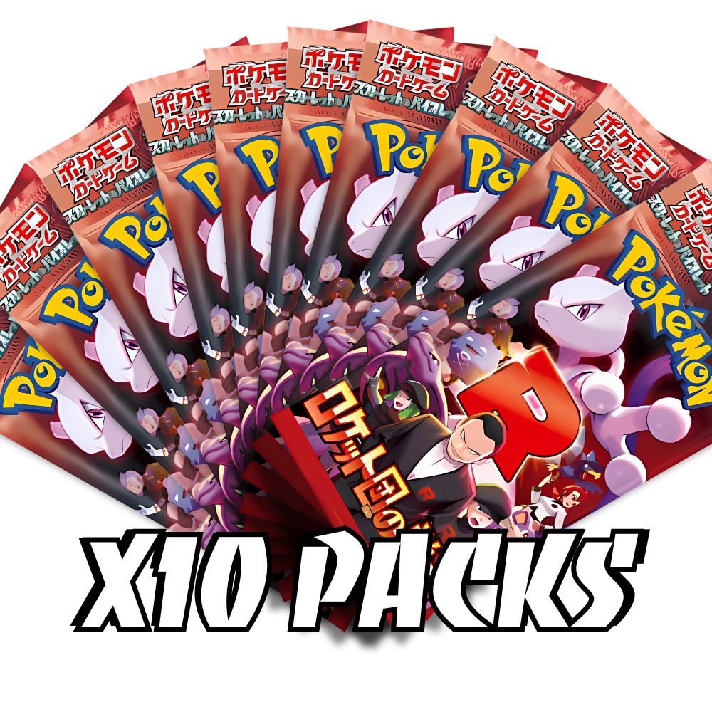 POKEMON TCG: Glory of Team Rocket Japanese Booster Pack (X10 PACKS) - SV10 -