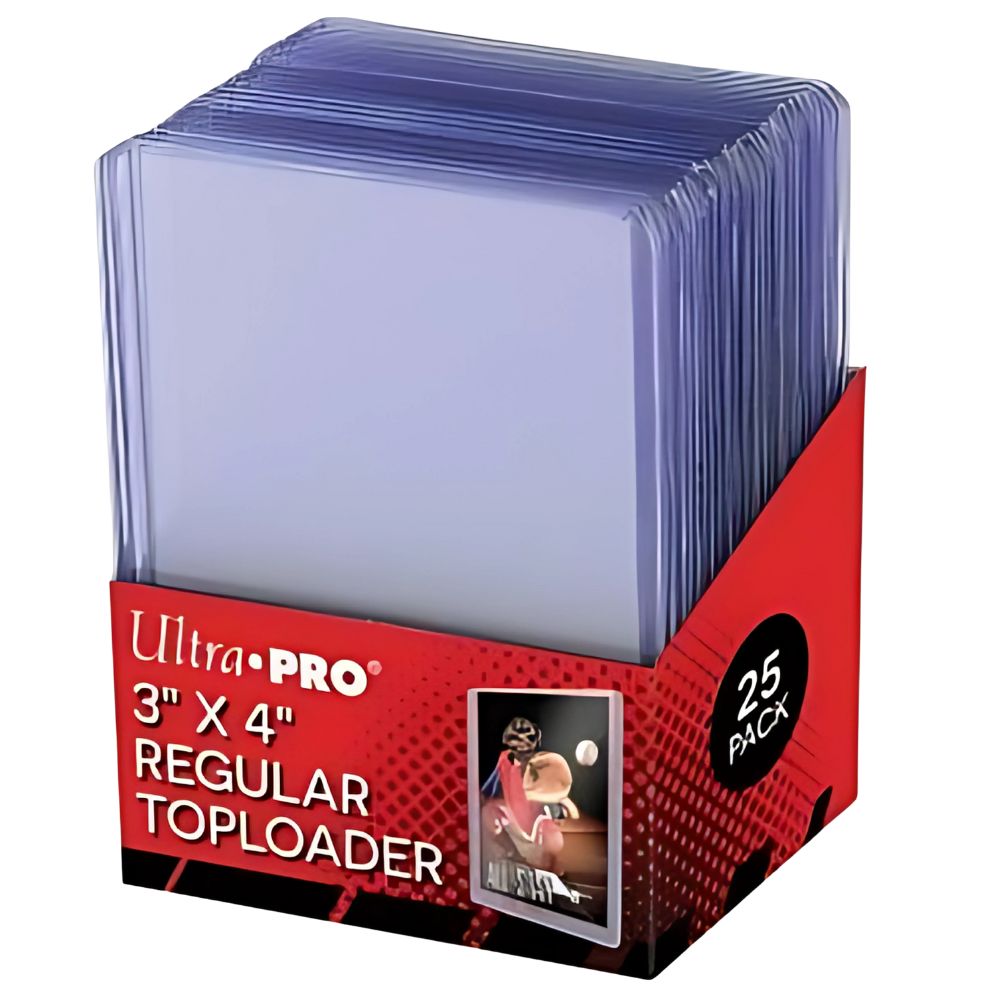 Ultra Pro 3"x4" Clear Regular Toploaders [25 Pack]