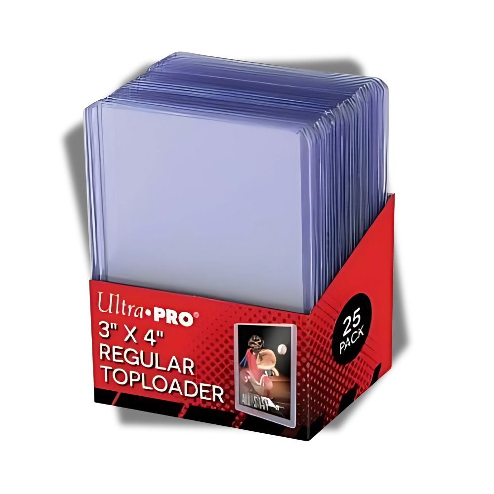 Ultra Pro 3"x4" Clear Regular Toploaders [25 Pack]