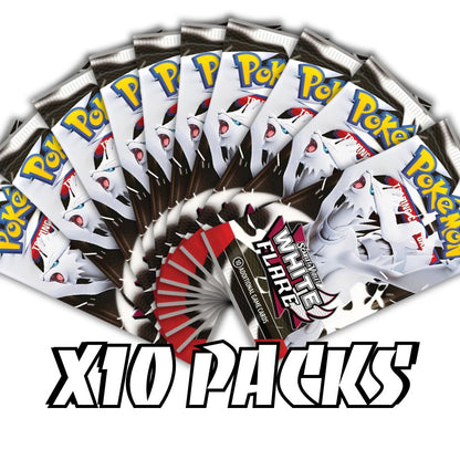 POKEMON TCG: White Flare English Booster Pack (X10 PACKS)