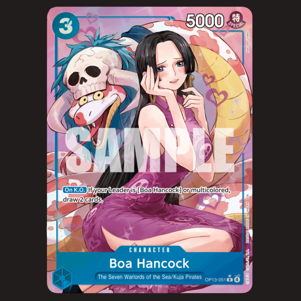 (Pre-owned) English Boa Hancock Alt Art OP13-051 - Carrying On His Will - Near Mint