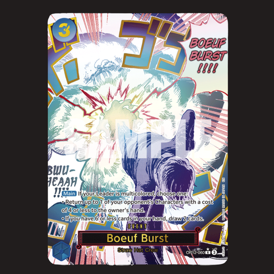 (Pre-owned) English Boeuf Burst Alt Event OP12-060 - Legacy of the Master - Near Mint