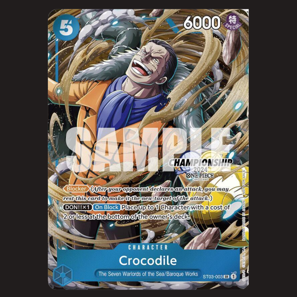 (Pre-owned) English Crocodile Championship Stamped ST03-003 - Championship 2024 Event Pack - Near Mint