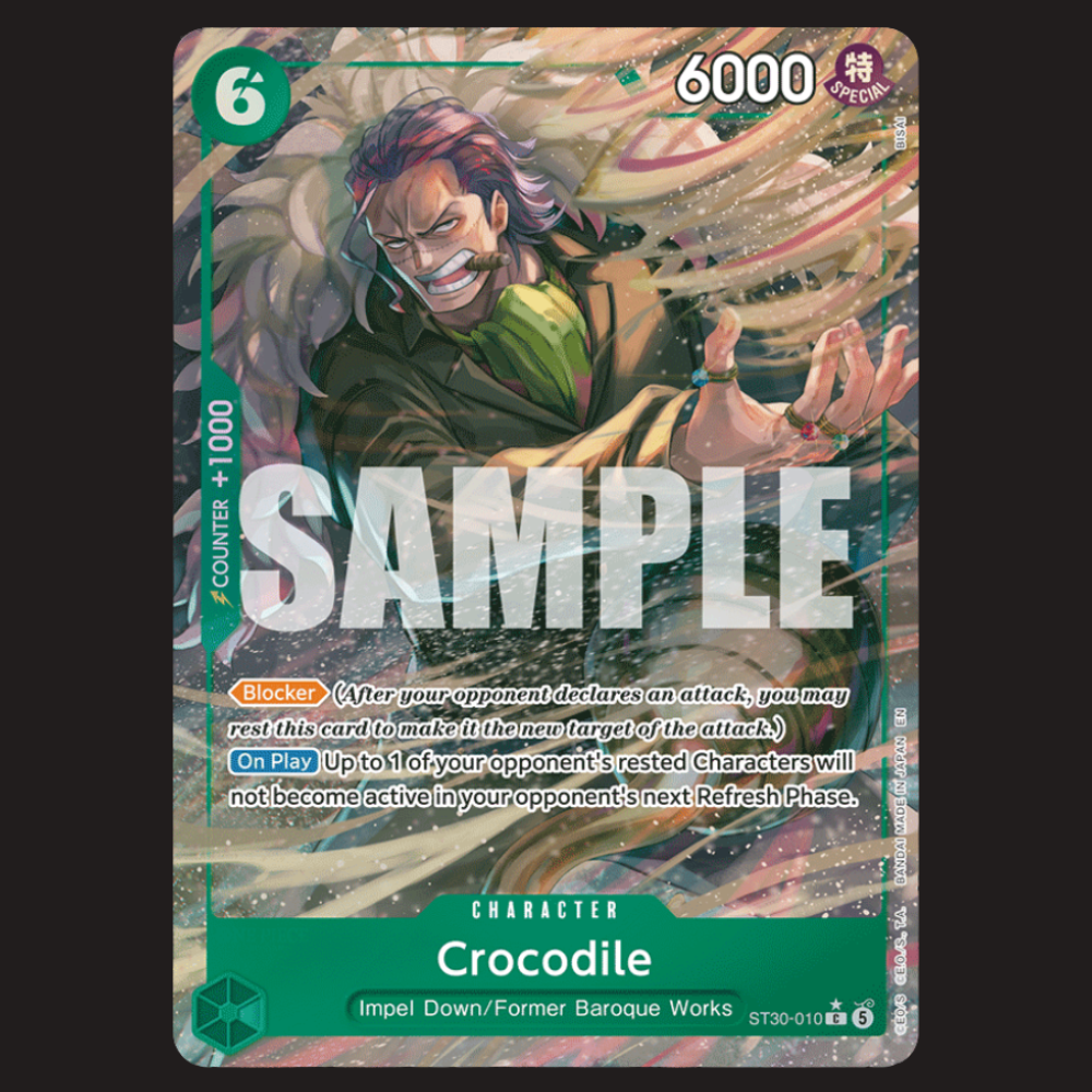 (Pre-owned) English Crocodile Alt Art ST30-010 - Starter Deck EX 30: Luffy & Ace - Near Mint