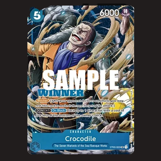 (Pre-owned) English Crocodile Winner Stamped Promo ST03-003 - Winner Pack Vol 5 - Near Mint