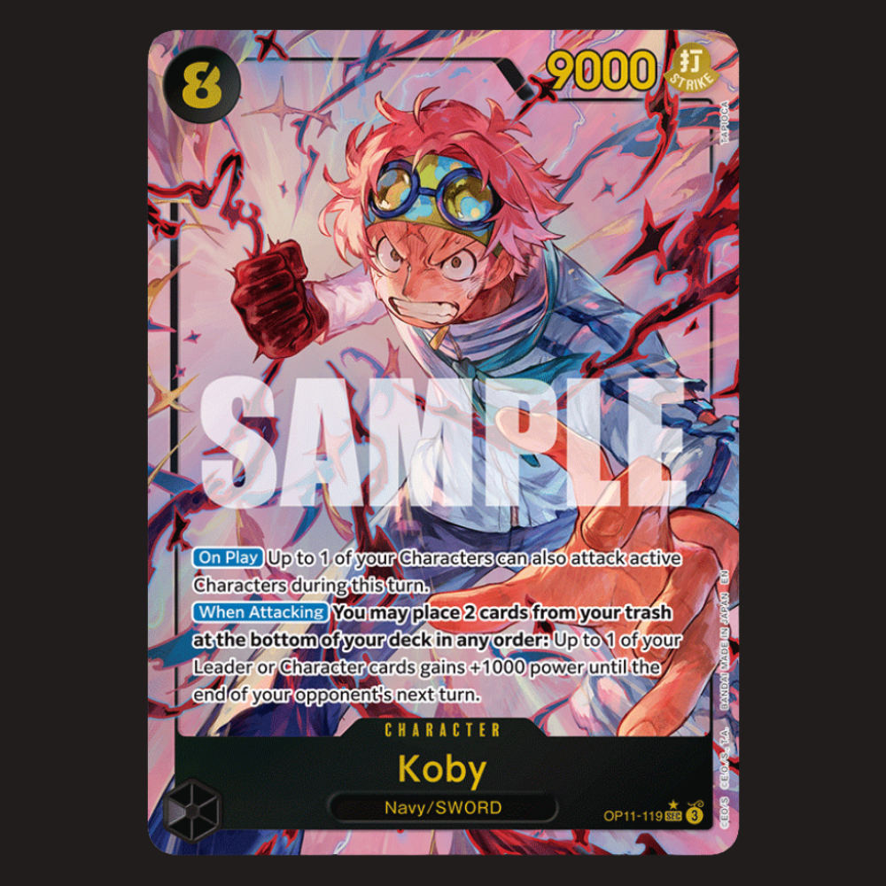 (Pre-owned) English Koby Alt Art OP11-119 - A Fist of Divine Speed - Near Mint