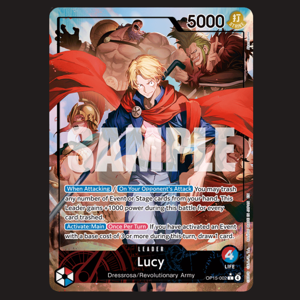 (Pre-owned) English Lucy Alt Leader OP15-002 - Adventure on Kami's Island - Near Mint