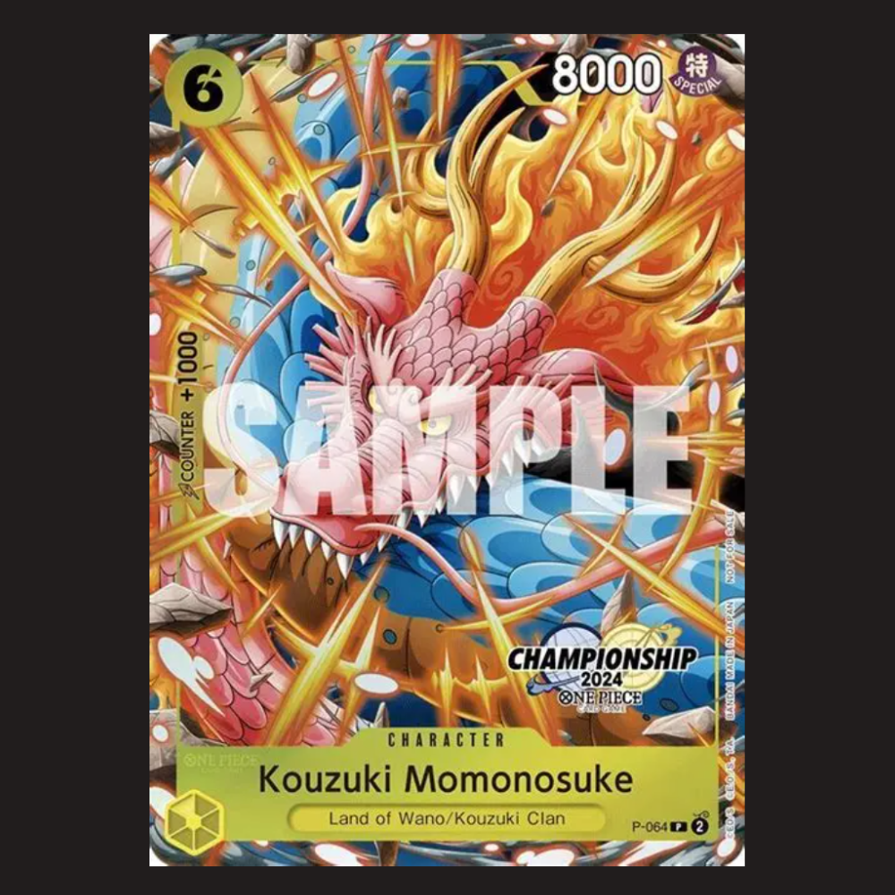 (Pre-owned) English Kouzuki Momonosuke Championship Stamped P-064 - Championship 2024 Event Pack - Near Mint