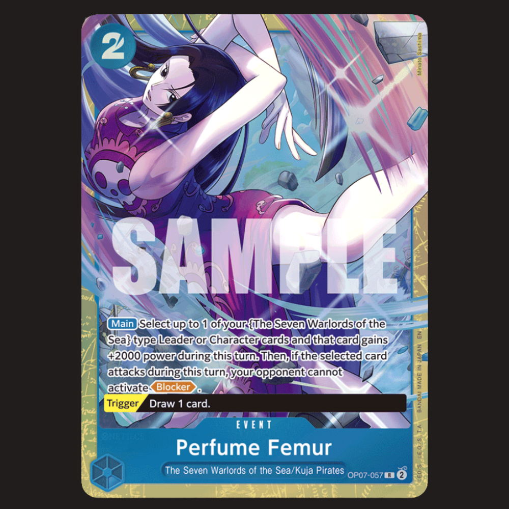 (Pre-owned) English Perfume Femur (Boa Hancock) Alt Event OP07-057 - Premium Card Collection: Best Selection Vol 4- Near Mint