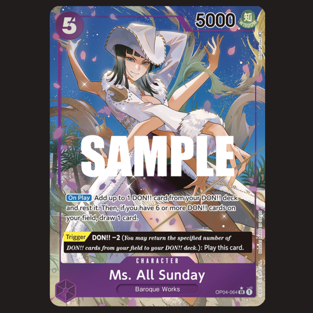 (Pre-owned) English Ms. All Sunday Alt Art OP04-064 - Kingdoms of Intrigue - Near Mint